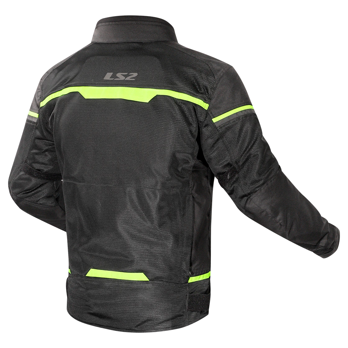 Chaqueta Hombre Verano LS2 Riva Negro/Amarilla 2